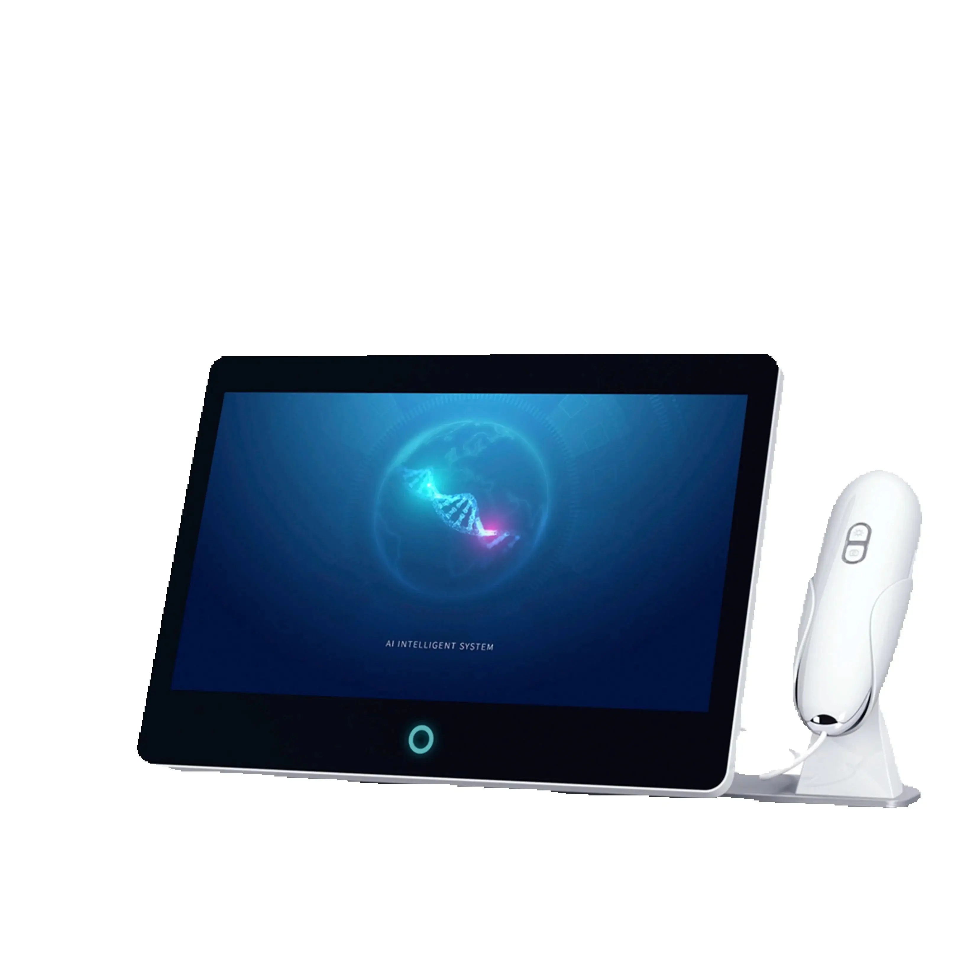 #Test Report sent to mobile phone # 3D Digital face test Facial Skin Analyzer intelligent system