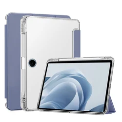 Slim Protective Case with Pencil Holder and Stand for OPPO Pad SE 11 inch (Lavender gray)