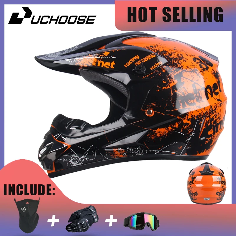 Cascos Para Motocross ILM Casco ATV Juvenil Para Niu00f1os