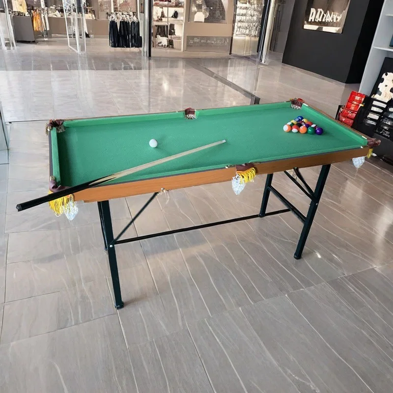 Folding Billiard/Pool Table Portable and Space-Saving Mini Billiard for Entertainment