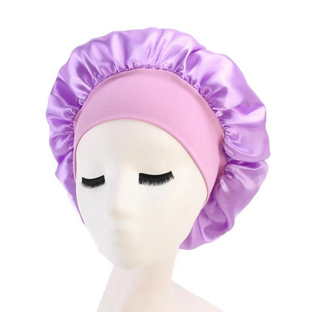 Bonnet De Nuit En Satin Ajustable FocusCare - Pour Dreadlocks Et Cheveux Bouclés - Bleu/vert - Neuf Avec étiquette