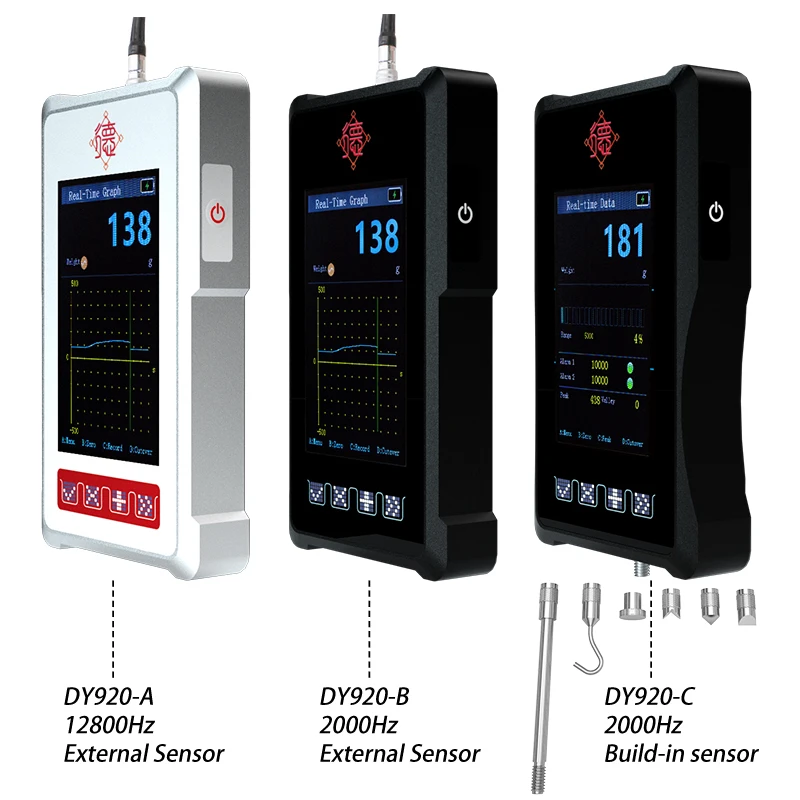 Handheld Digital Force Gauge Pull Push Dynamometer Charging Mode Measuring Instrument Load Cell Indicator Auto Physical Chassis