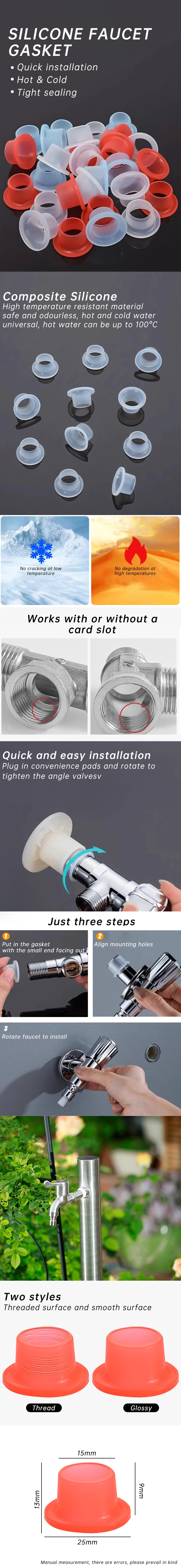 Silicone Faucet Gasket Installation