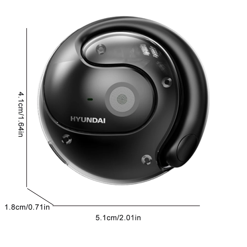 Translator Earbuds Language Translator Translator Earphones Translation Headset Type-C Charging Wireless Open-Ear for Travelers