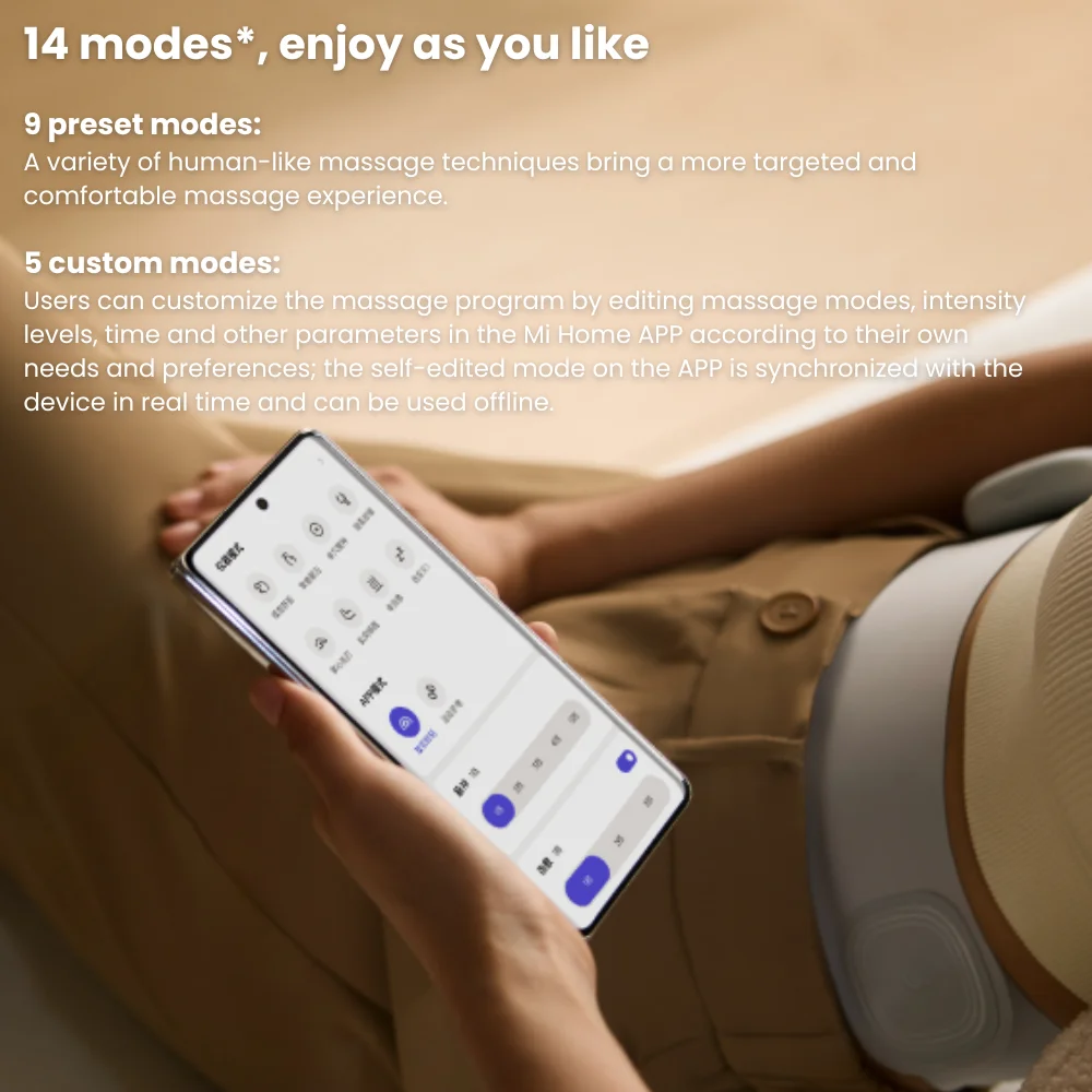 Xiaomi Mijia Smart Waist Massager EMS Version description image 8