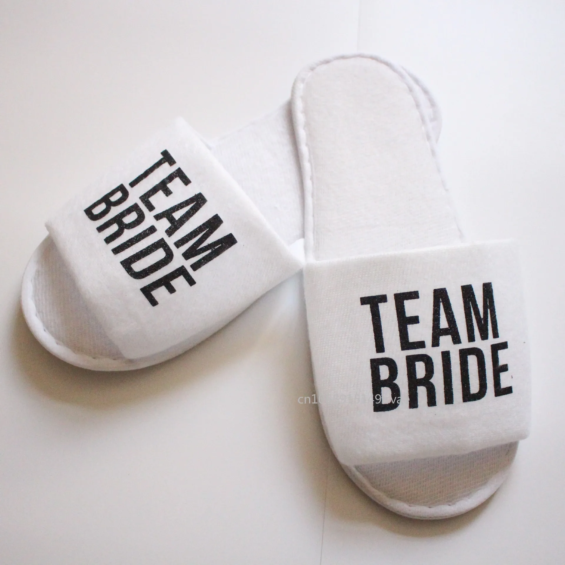 Bride To Be Slippers Team Bride Shower Wedding Decoration Bridesmaid Hen Party Soft Slippers Ladies Bachelorette Party Supplies