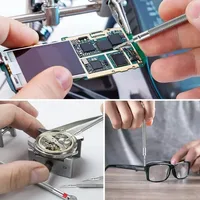 Tournevis en acier de 0,8-1,6 mm pour la réparation de montres, outils portables pour le retrait de bracelets avec mini-goupilles de liaison, outils d'horloger 4