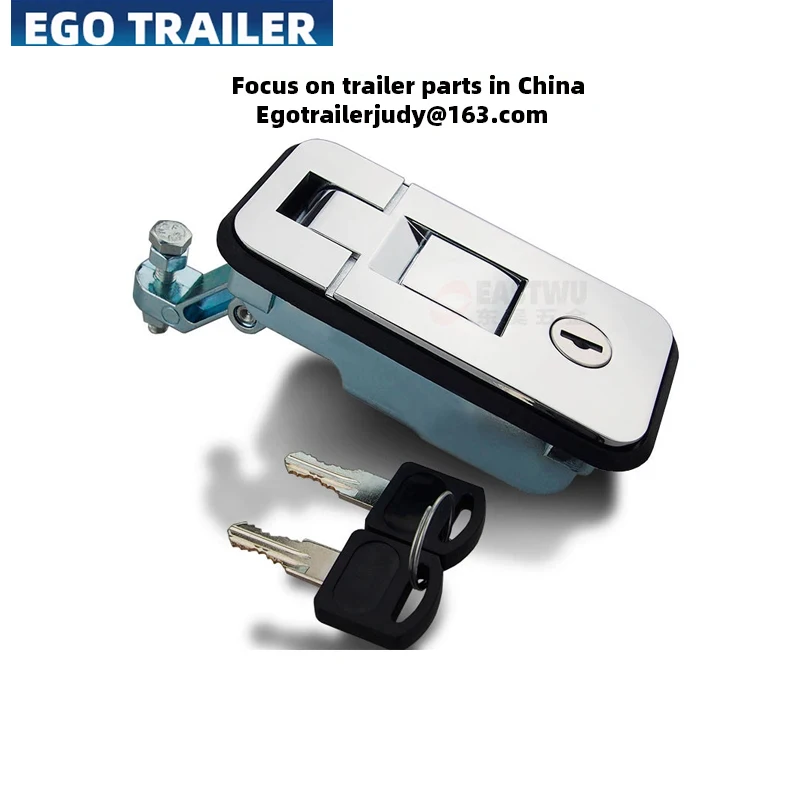 EGO Door Compression Flush Lock SMALL CHROME for Camper Trailers Parts80*35mm