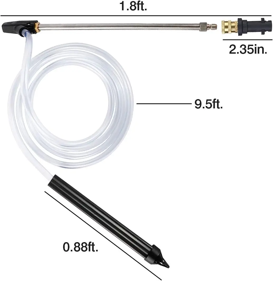 ROUE Pressure Washer SandBlasting for Karcher 2-7 Kit Wet Sandblaster Lance Nozzle K5 Huter Interskol for Lavor Parkside BOSCH 4