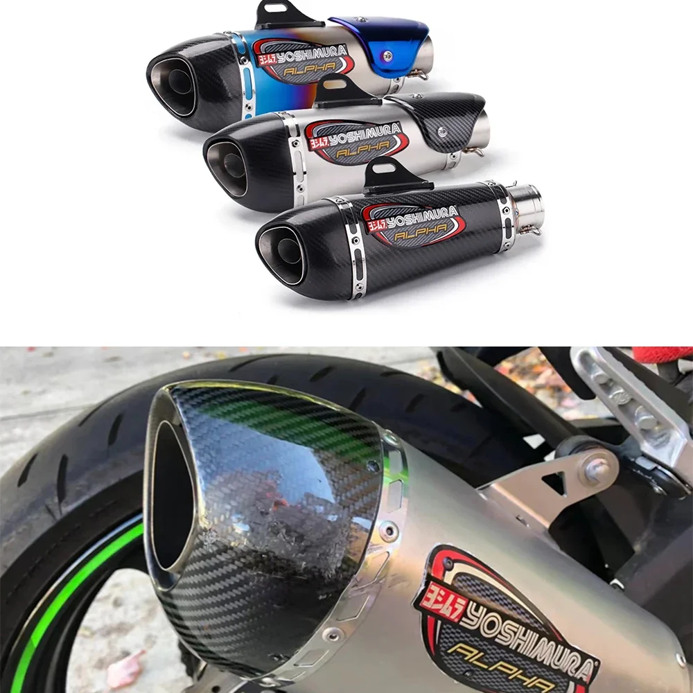Generalpurpose51mmmotorcycleYoshimuraexhaustsilencerStainlesssteelGPScootermotorcycle