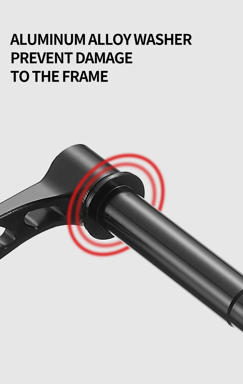 Description Picture 6 of itemMOTSUV MTB Quick Release Axle Thru Axle Road Bike Front Fork Shaft Skewers Rear Hub Thru Axle 12x121-181 Bicycle Lever Axis NEW