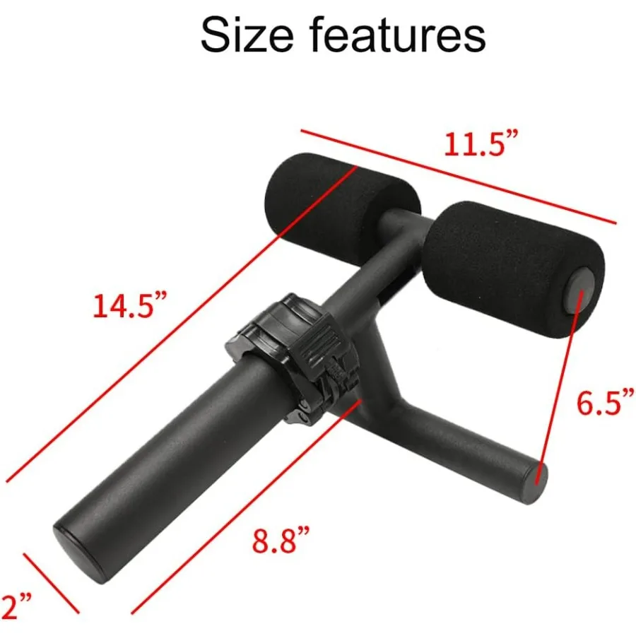 Tib Bar-Tibialis Anterior Exercise Equipment, Tibialis Trainer Calf Raise Machine for Strength Training, Fits 2" Weight Plates…