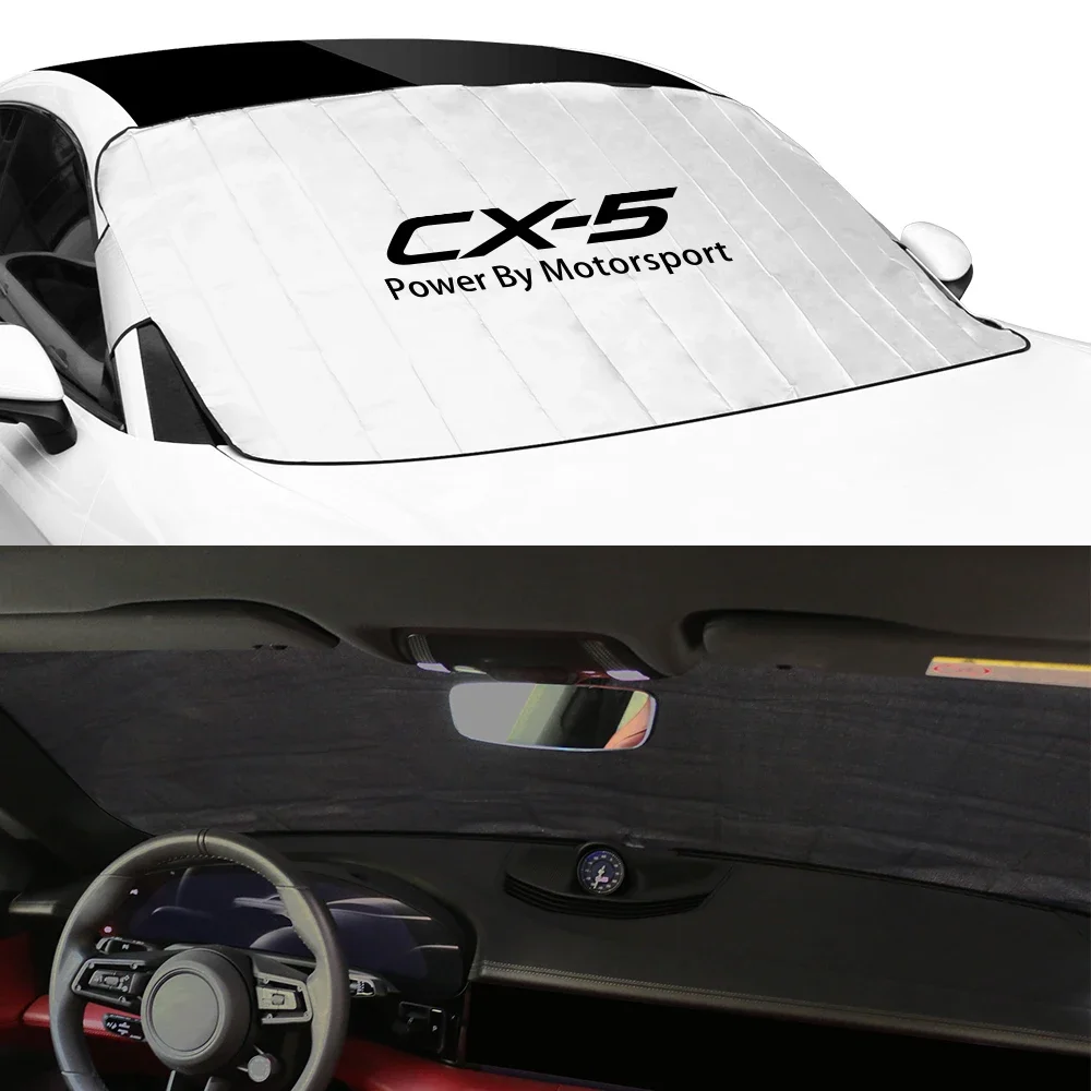 Car Windshield Sunshade Cover Front Windscreen Anti UV Protection Accessories for Mazda CX5 CX-5 KE KF AWD Skyactiv SUV CX 5
