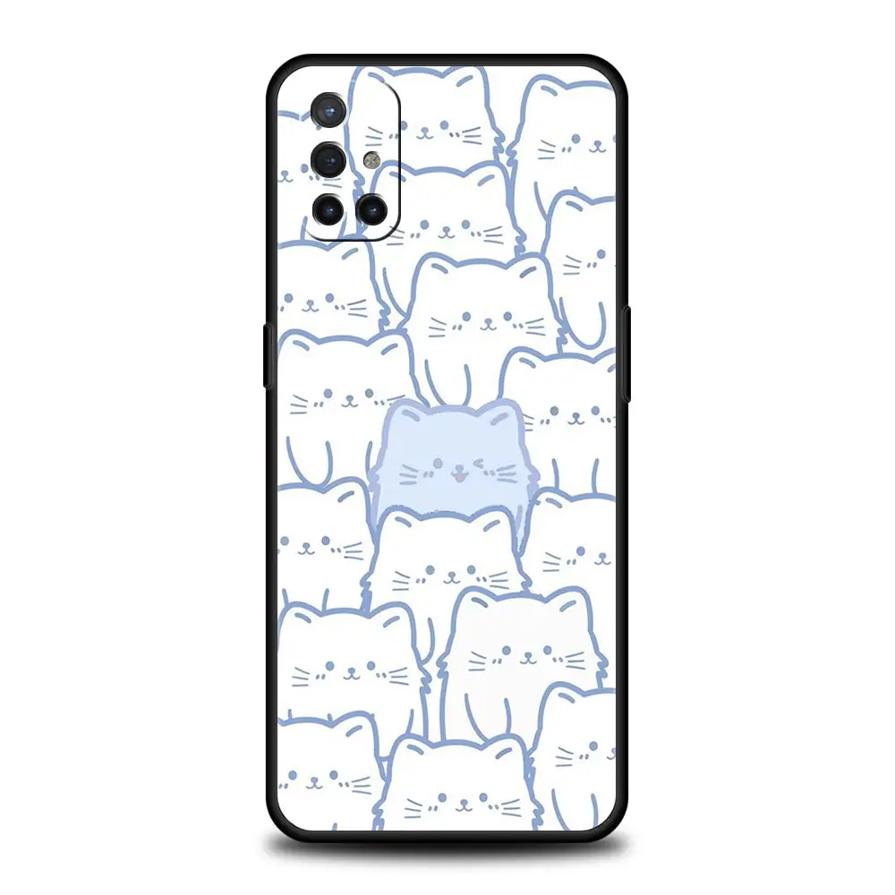 Cute Cartoon Black Cat Phone Case – Stylish and Durable Protective Cover