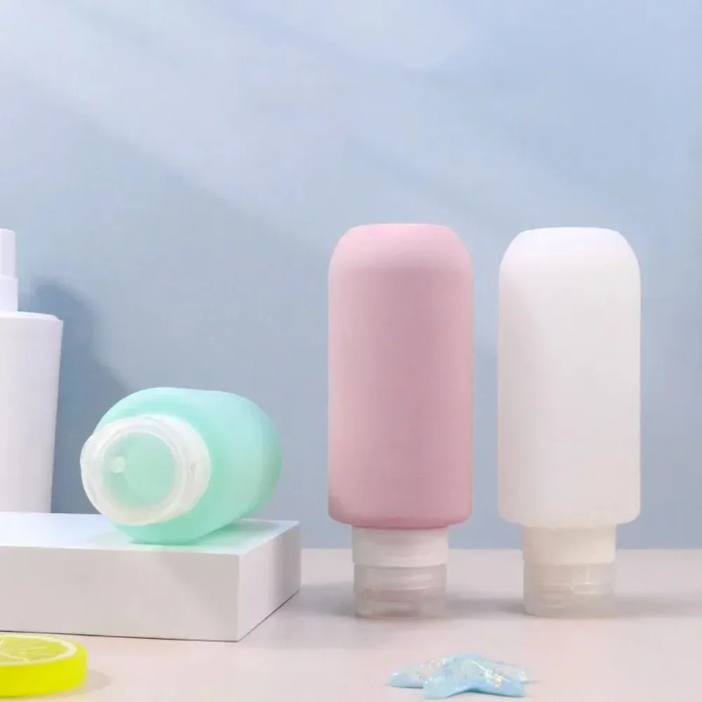 Silicone Bottle 200ml Refillable Lotion Shower Gel Shampoo Container Empty Portable Travel Accessories