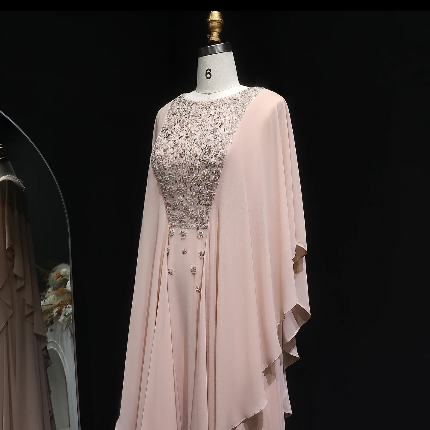 Sharon Said Arabic Nude Pink Abaya Kaftan Evening Dress Long Elegant Beaded Women Wedding Party Gowns SF239 Customized - AliExpress 320 Sharon Said Arabic Nude Pink Abaya Kaftan Evening Dress Long Elegant Beaded Women Wedding Party Gowns SF239 Customized - AliExpress 320