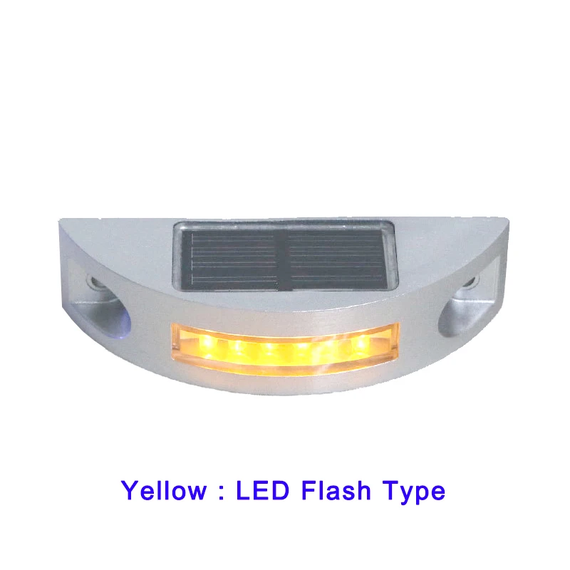 Waterproof LED Solar Powered Road Stud Light for Decks Boats Driveways Stairways Pavements