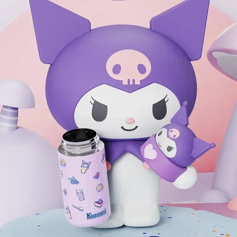 Sanrio Thermos Cup Water Cup Cartoon Kuromi Melody Cinnamoroll Pochacco Kawai Mug Tazza Per Bottiglia In Acciaio Inossidabile Ad Alta Capacità 350Ml