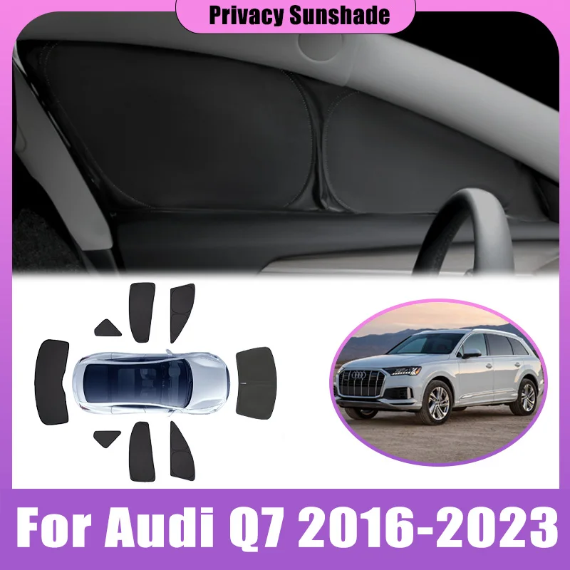 

Privacy Sunshade For Audi Q7 4M 2016-2023 2017 2018 2019 2020 Coverage Anti-UV Sun Sunroof Window Foldable Visor Car Accessories