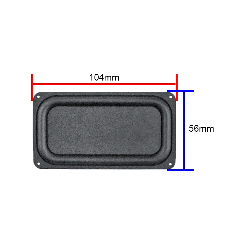 para Harman Kardon Placa de Vibração do Radiador de Baixa Frequência Alto-falante Faça Você Mesmo Auxiliar Baixo Passivo para Polegada Chifre Uso Peças 104*56 mm - Image 6