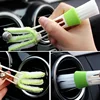 Multifunction Car Air Vent Cleaner Mini Double-end Micro Fiber Vent Duster Removable Cloth Cover Portable Cleaning Brush For Car 1
