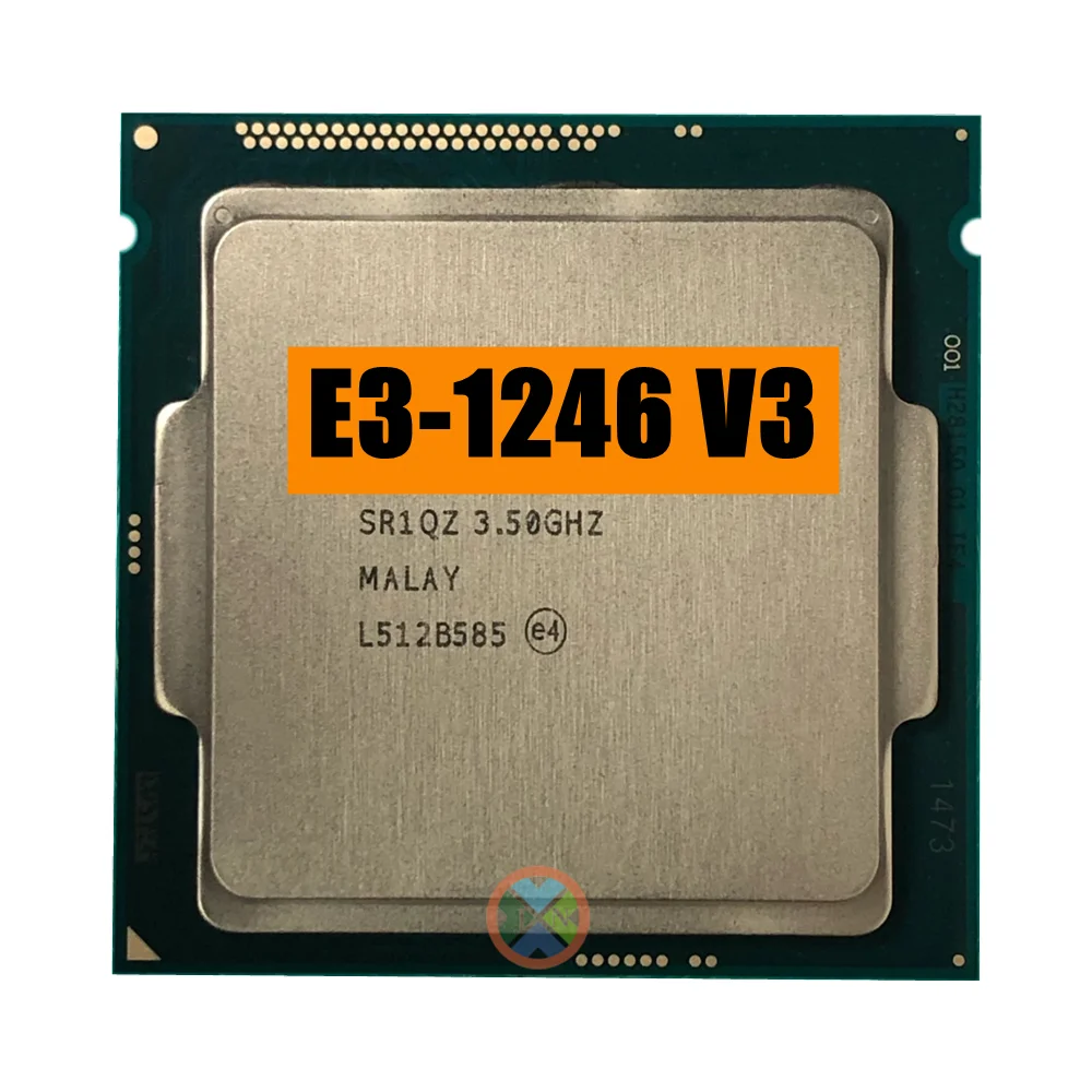 Processador Xeon-cpu E31246 v3 3.5 Ghz Quad Core Oito Thread 84w Lga 1150