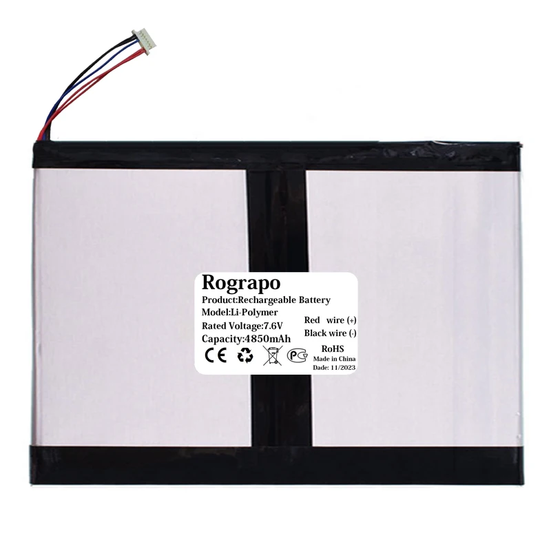 Bateria para Jumper Ezpad Jumper Ezpad Jp11 Ezpad Ezpad Jp11 4850mah Ficha de Fios Nova Bateria do Tablet pc Pin 7.6v 4850mah h 35110155p - Imagem 4