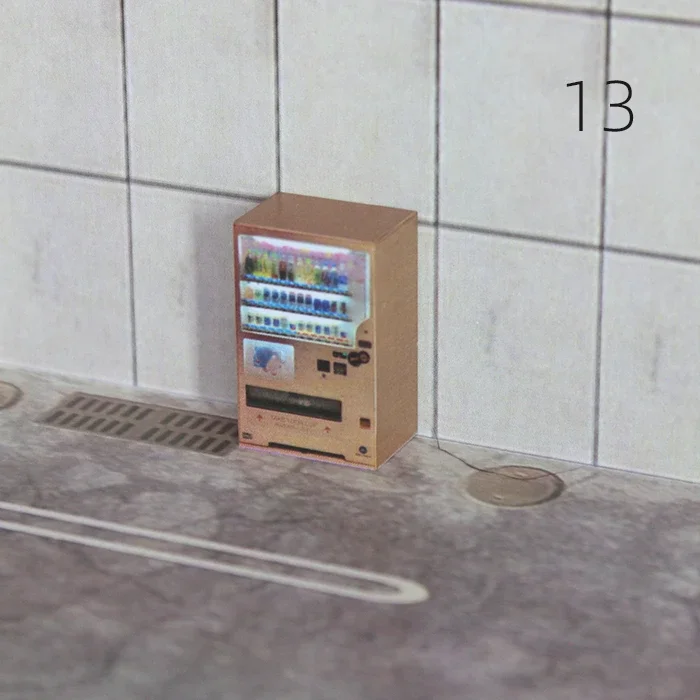 1/64 Scale Diorama Vending Machine Model City Street Vending Machine Scene Display Props Scene Model Collection Toy Gift 6