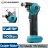 Cordless Electric Hammer Copper Motor 4200ipm 0/45/90 Degree Adjustable Head Hammer Drill Rechargeable for Makita 18V Battery 1