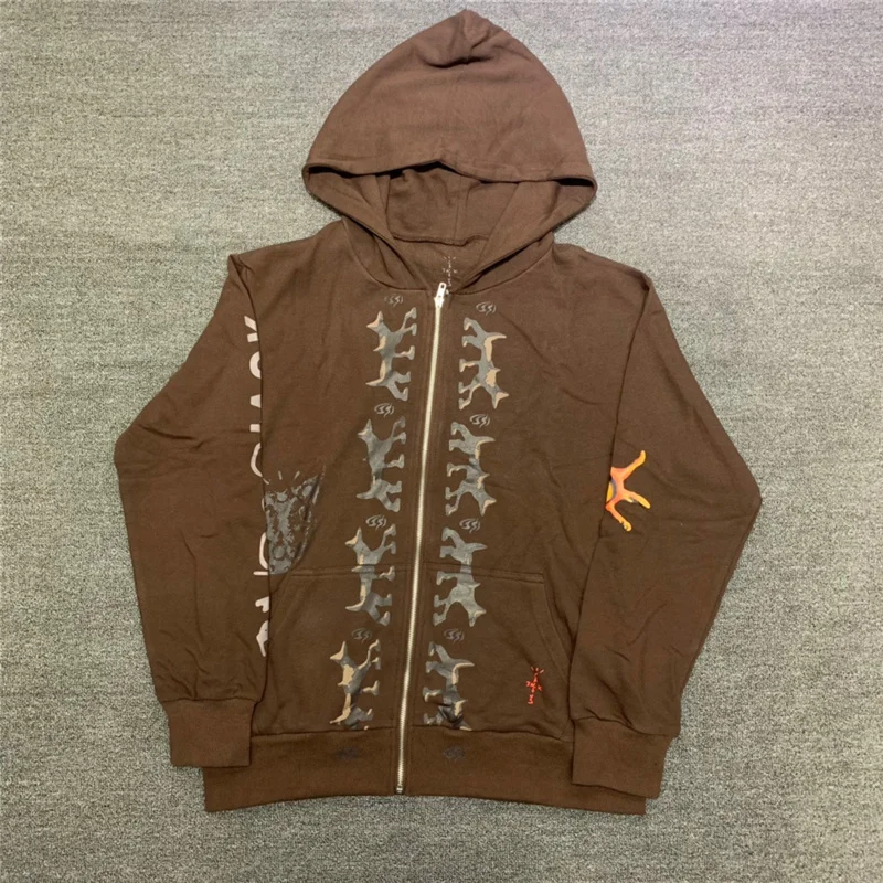 Top Cardigan Travis 23fw Scott Cactus Jack Reverse Dog Zip Up Hoodie