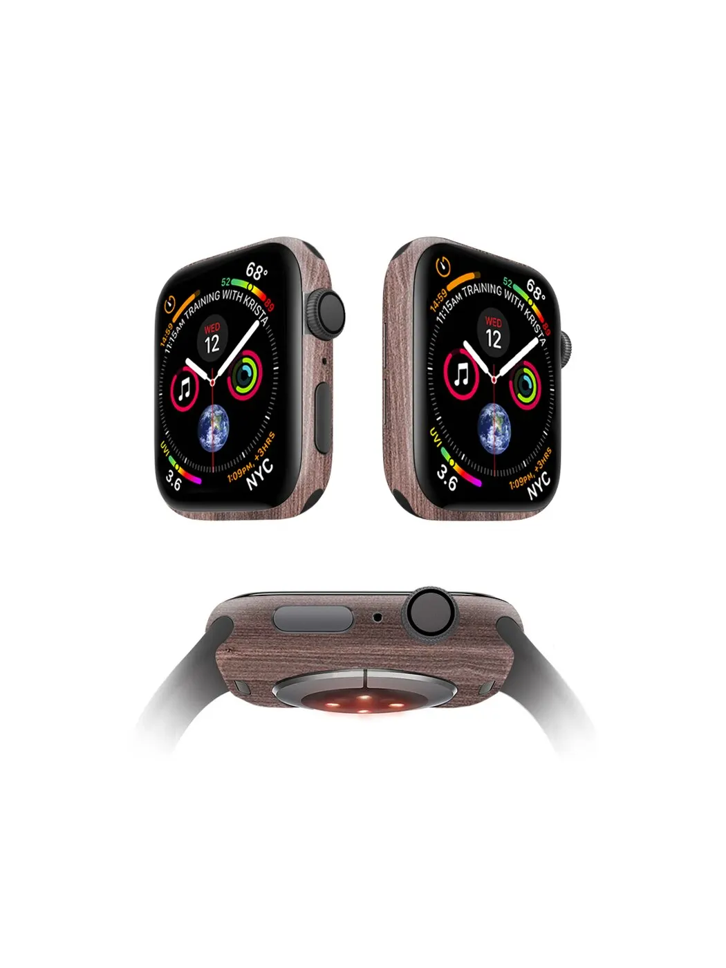 Защитная пленка MOCOLL для корпуса Apple Watch 40mm (2шт) Дерево Вишня Кинстон | Компьютеры и