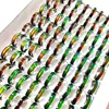 10/30/50pcs Band 6mm STAINLESS STEEL Mood Rings Bright Glazed Men Women Changing Color Ring Quality Jewelry Gifts 6