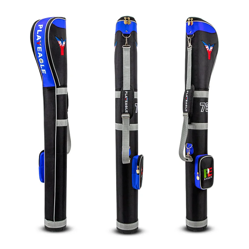 PLAYEAGLE Waterproof Nylon Golf Portable Sunday Golf Bag for 5~8pcs Clubs With Free Shoe Bag Caddie Aviation Golf Accessories