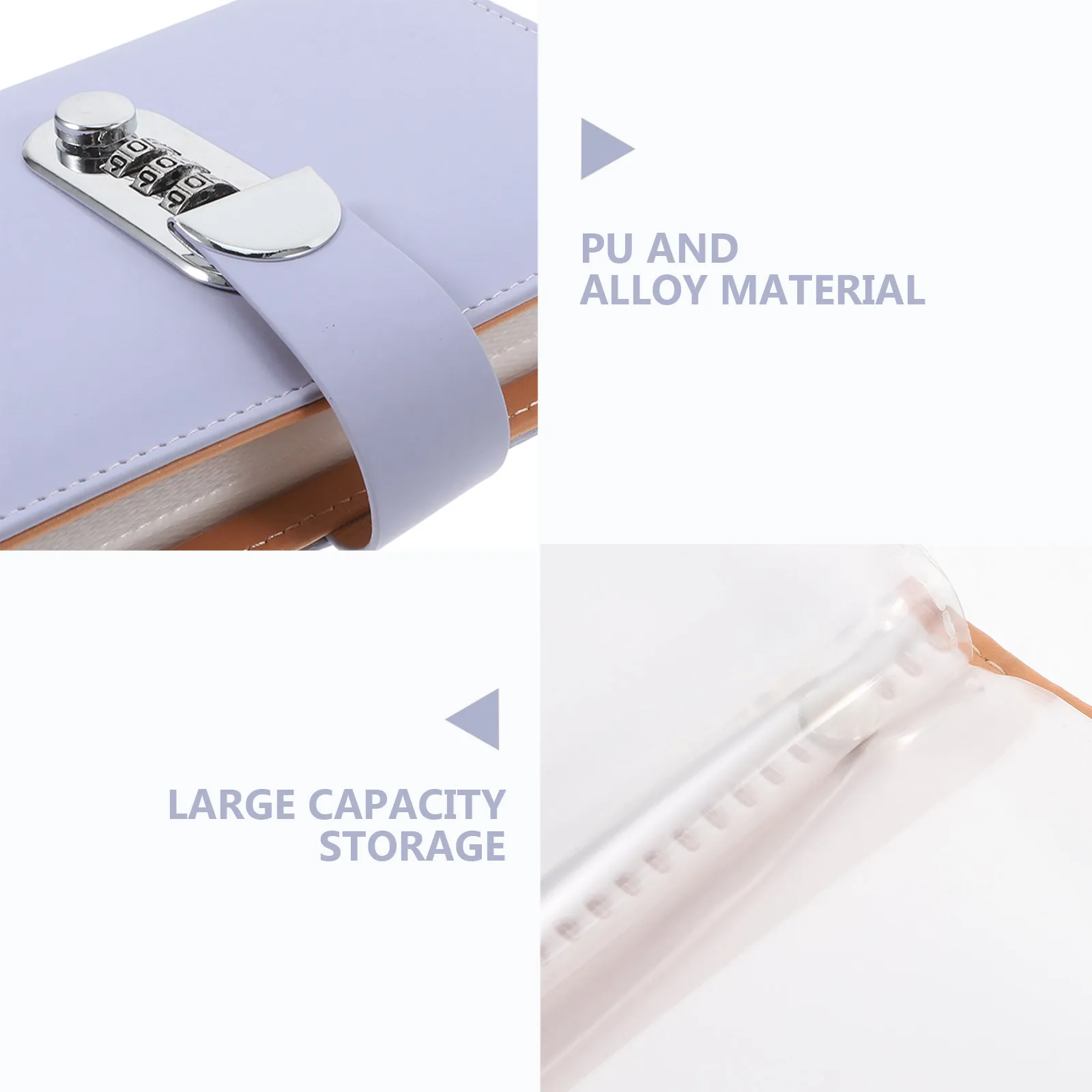 잠금식 예산 바인더 방수 대용량 돈 절약 정리함 현금 보관 재정 플래너 예산북 잠금 보안