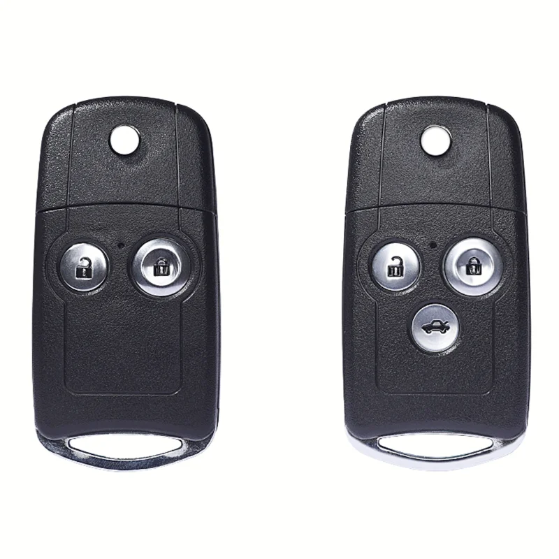 Remote Key Shell 2/3 Buttons For Honda Civic Accord Jazz CRV HRV CRZ For Acura TL TSX ZDX RSX Flip Folding Key Car Accessories for honda accord 9 generation year 13 17 auto unlock lock car alarm system push to start remote start stop car accessories