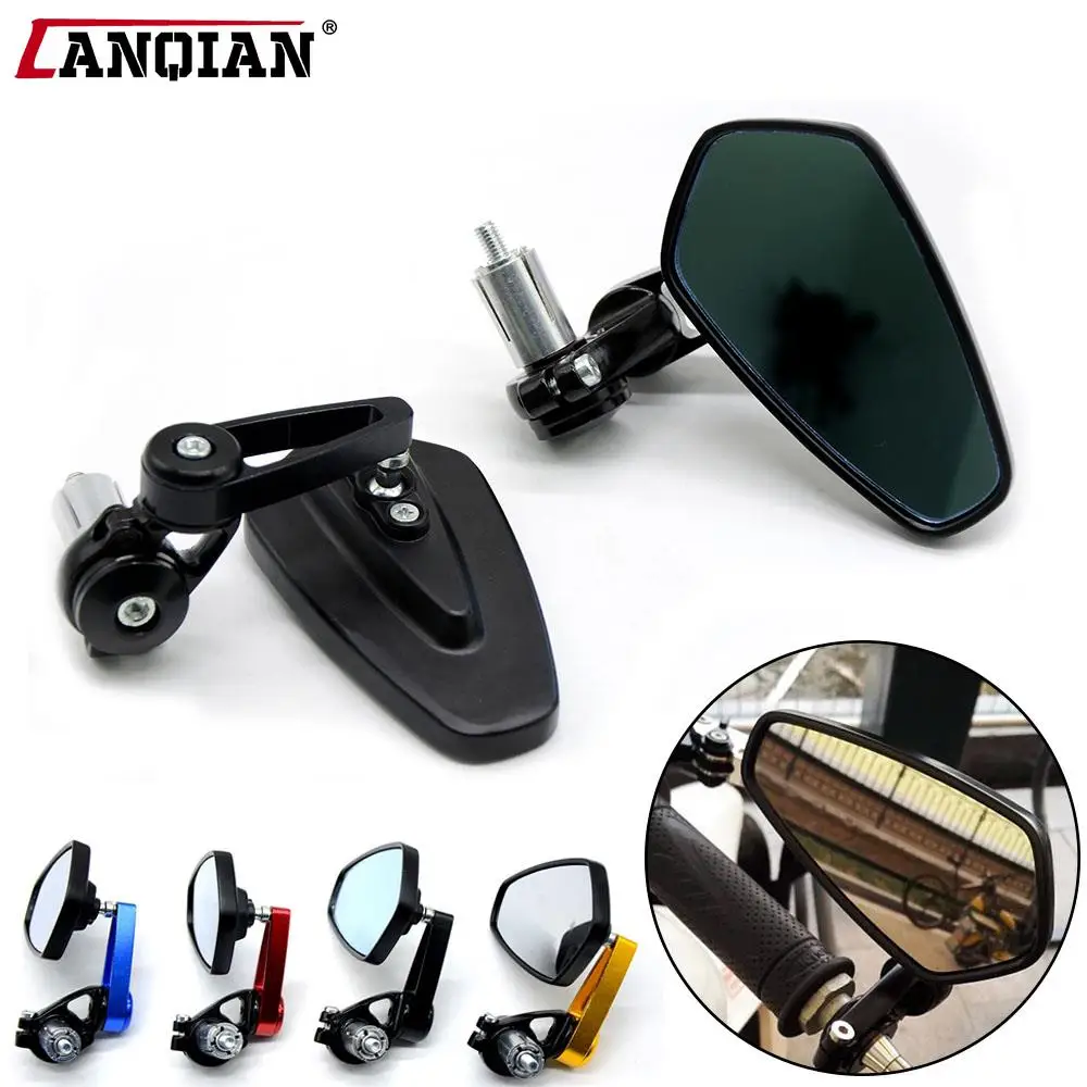 

Universal Motorcycle Handlebar Rear View Side Mirror Rearview Mirrors For Kawasaki ZRX1100 ZRX1200 ZX1100 ZZR1400 ninja250