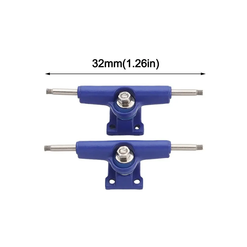 1Pair Durable With Nuts Fingerboard Truck Truck Bolts Model Bearing Deck Brackets Mini 32mm Finger Skateboard Parts