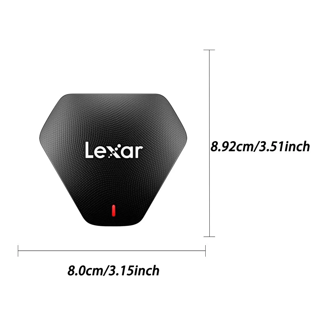 Lexar 3.1 USB 인터페이스 마이크로 SD TF CF 카드 슬롯, PC용 USB 플래시 드라이브 메모리 카드 리더기, 500U TF SD CF 카드 리더