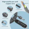 2M/3M For Starlink Mini DC Power Cable Direct To Cigaretter 12V Adapter Power Cable For Starlink Mini Waterproof 1
