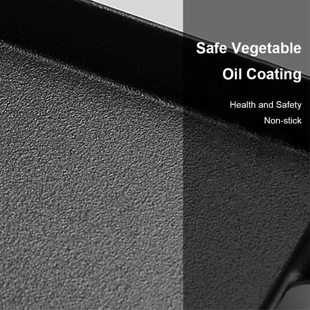 Japanese Cast Iron Egg Frying Pan Non-Stick Omelette Pan Rectangle Mini Egg Frying Pan Thickened Omelette Tamagoyaki Frying Pan