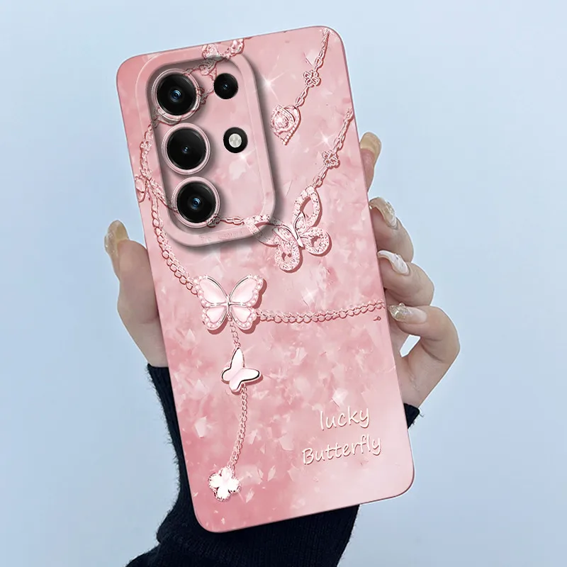 Simplicity Oil Painting Floral Silicone Soft Shockproof Back Cover