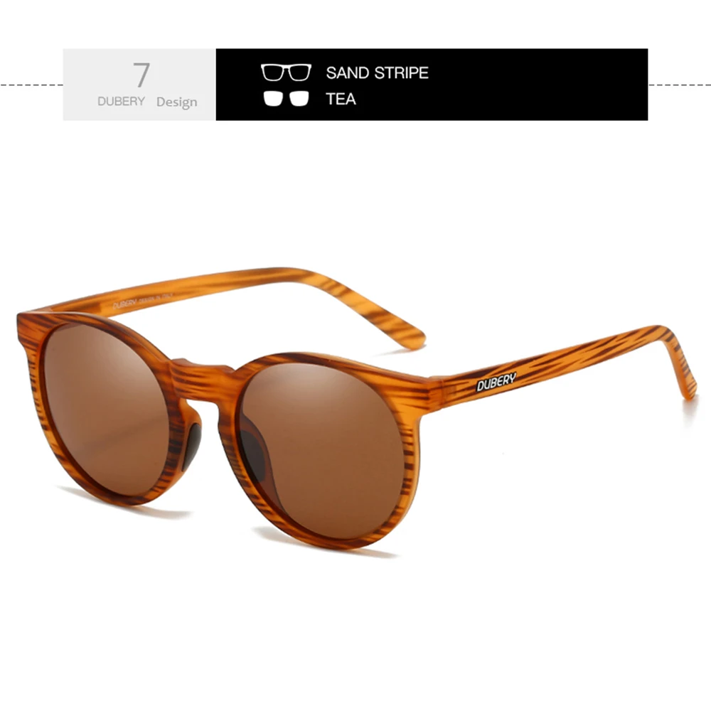 DUBERY Vollrand-polarisierte Mode-Sonnenbrille für Damen und Herren, 15 Farben, Modell 225 – Detail 10
