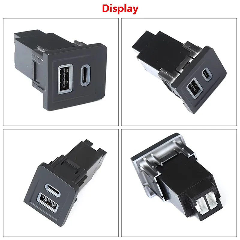 Pd+Qc3.0 Prise De Charge Rapide Pour Voiture À Deux Ports Avec