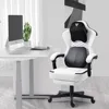 Gaming Chair with Heated Massage Lumbar Support, Ergonomic Gaming Computer Chair with Pocket Spring Cushion and Footrest, Reclin 2