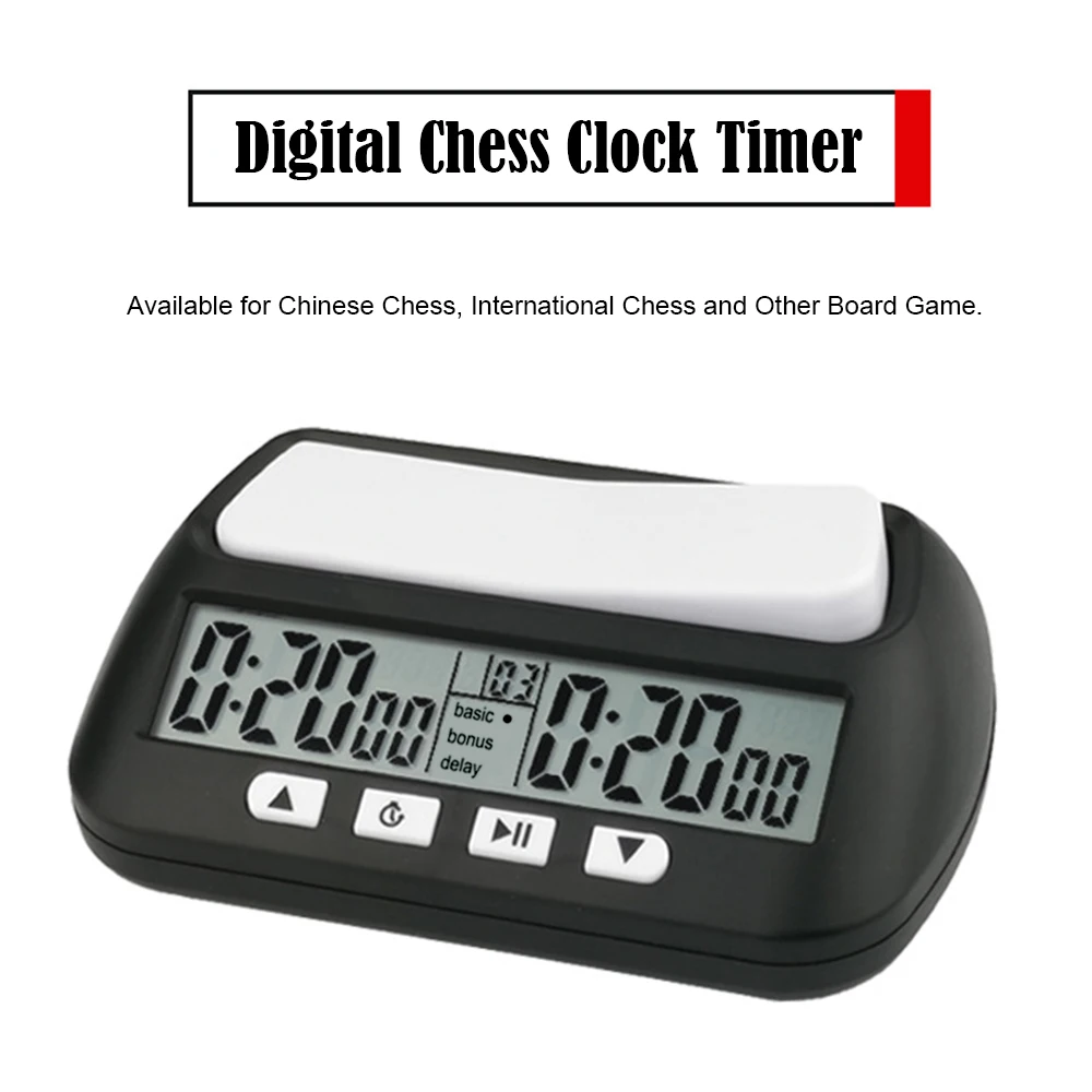 F1FD Digital Chess Clock Chess Timer for Professional Chess for Play for Time  Control - AliExpress