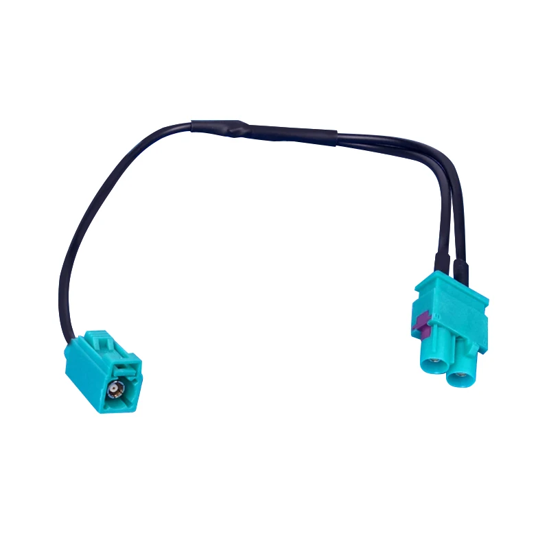 1Pc 2 A 1 Doppio Fakra Radio Adattatore Di Antenna Rns Rcd 510 310 315 210 Per Rcd330 Misura Per Vw