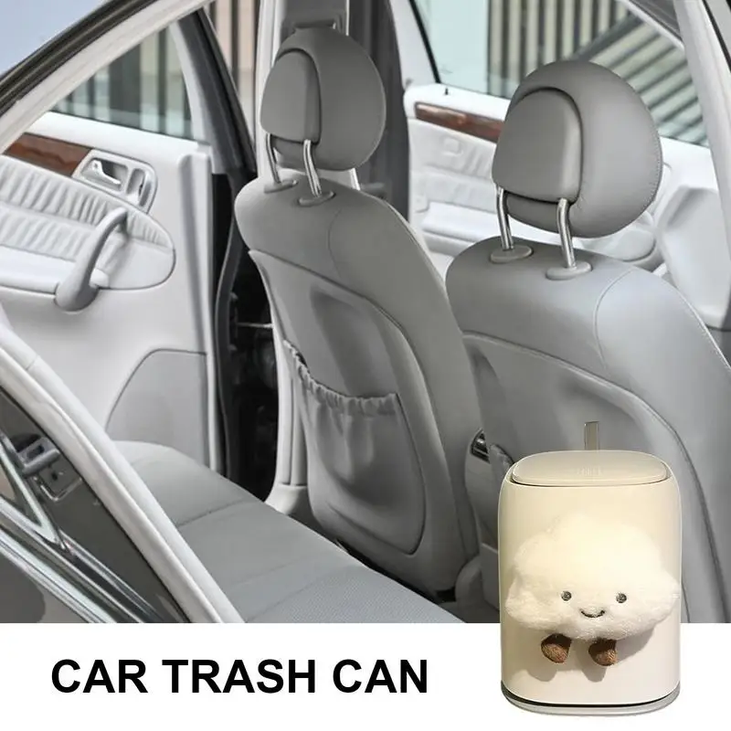 

Car Trash Can Flower Desing For Back Seat Headrest Mini Auto Outlet Air Vent Organizer Rubbish Bag Garbage Storage Multipurpose