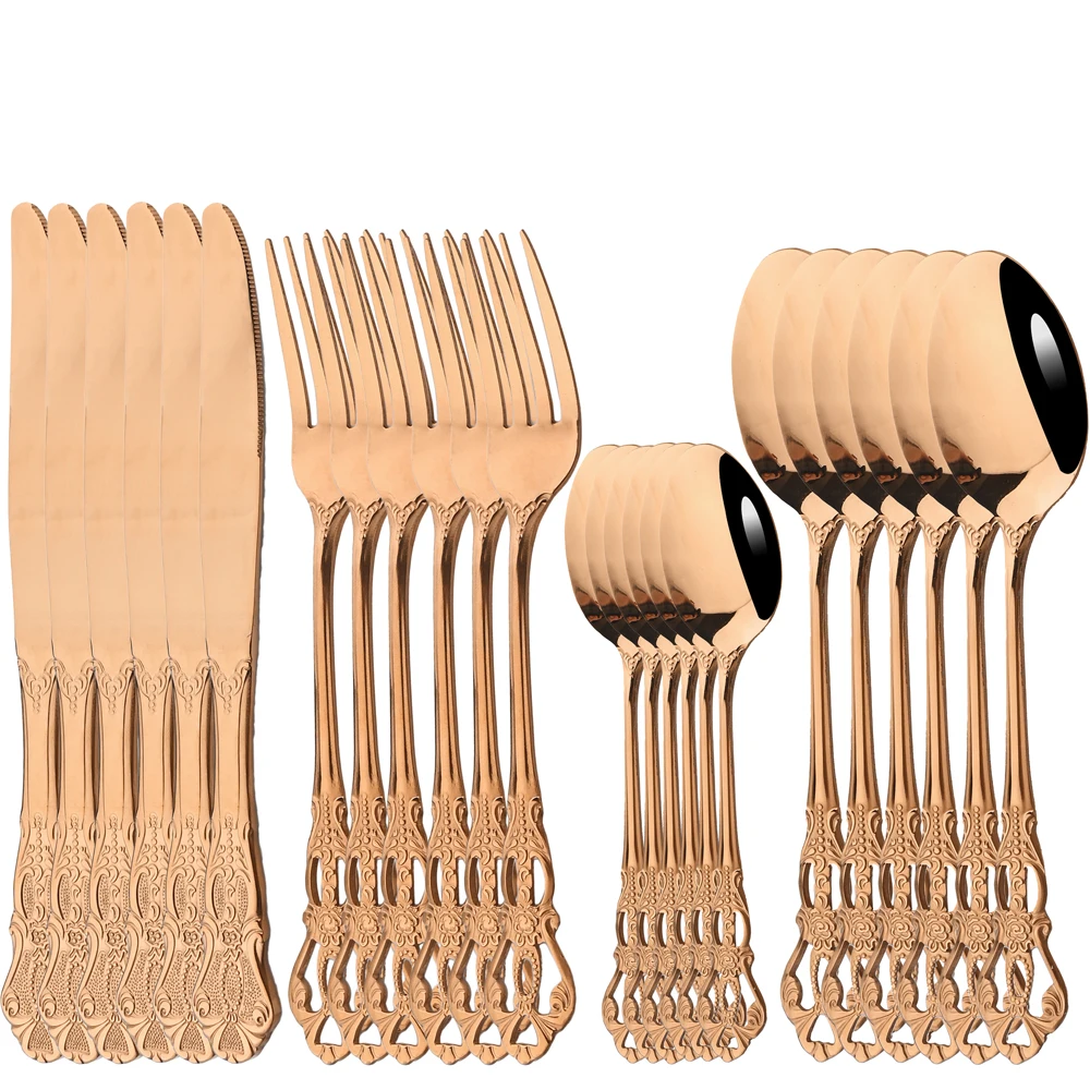 

Набор столовых приборов Zoseil из нержавеющей стали, 24 шт.