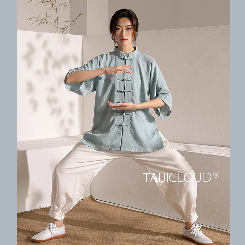 Traditional Chinese Clothing for Men, Long Sleeved Wushu, TaiChi, KungFu Uniform Suit, Tai Chi Exercise Clothing, 14 Colors