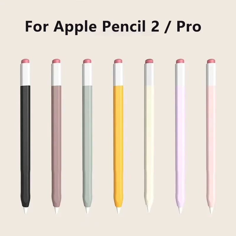 Soft Silicone Protective Case for Apple Pencil - Portable Stylus Cover